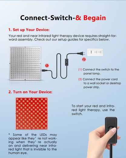 Lumiofy RedLight Pro 300 – Targeted Therapy Panel