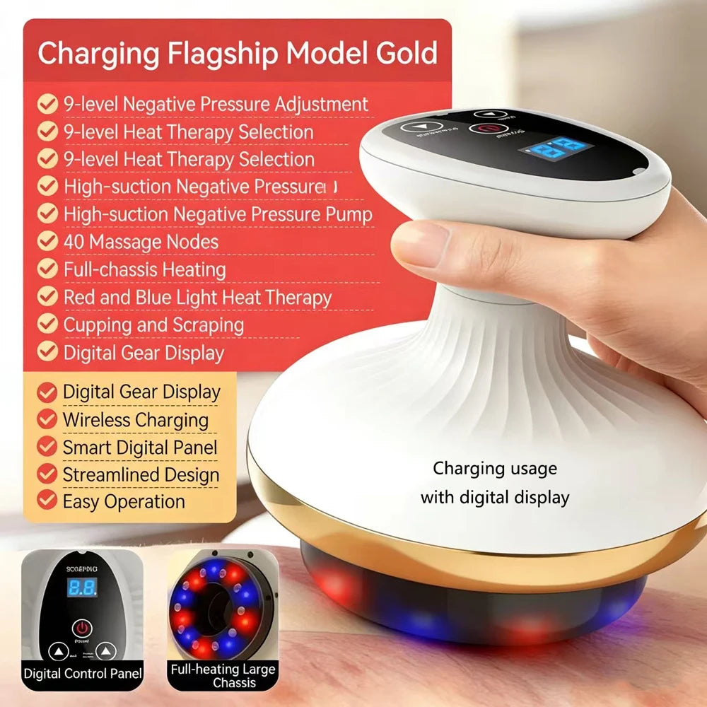 Lumiofy ThermaCup – Red Light Cupping Massager